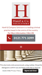 Mobile Screenshot of hanifsolicitors.co.uk